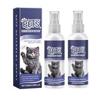 Disuasión de Arañazos Repelente de Gatos,Spray Educador Antiarañazos,Spray Antiarañazos Gatos,Disuasión Arañazos Repelente Gato,Protege Sofás y Mobiliario,para Uso Indoor Y Outdoor,2PC