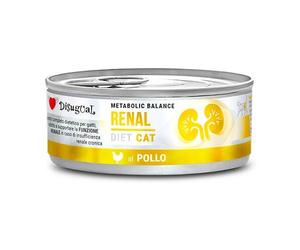 Disugual Diet Cat Renal Pollo Lata para Gatos 85 gr