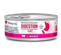 Disugual Dieta Gato Digestión Low Fat | Necesidades Nutricionales Especiales | Varios Sabores y Mezclas | (12x85Gr, Cerdo)