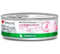 Disugual Dieta Gato Hipoalergénicos | Necesidades Nutricionales Especiales | Varios Sabores y Mezclas | (12x85Gr, Conejo)