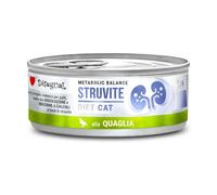 Disugual Dieta Lata Comida Húmeda para Gatos 12 Unidades x 85 Gr (Codorniz Estruvita)