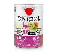 Disugual Fruit Pato con Kiwi Lata para Perros 6 x 400 gr