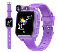 Diswoe Reloj Inteligente Niña Niño, Reloj Niños con Cámara Giratoria de 90 Grados, Pantalla Táctil, Música, Juegos, Podómetro, Despertador Yotras Funciones, Regalos para Niños Y Niñas de 3 a 12 Años