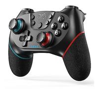 Mandos Inalámbrico para Switch/OLED/Lite/Pro con Función Wake, Bluetooth Mando Pro Controller para pc con Gyro Axis/Dual Shock/Función Turbo y Captura de Pantalla
