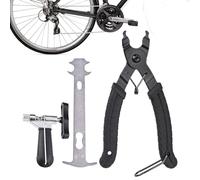 Disyunción de cadena de bicicletas, abrazadera de bicicleta,Comprobador de herramientas de separador de disyuntor de cadena portátil - Kit de reparación de ciclo multifuncional, conector de corte, kit