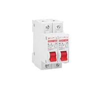 Disyuntor 1P-1P 24V DC 12V 48V 60V 110V interruptor de protección de batería cortocircuito positivo y negativo 10A 20A 50A 100A 125A 150A(40A)