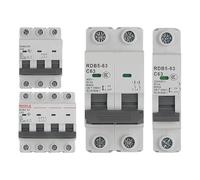 Disyuntor 1P 2P 3P 4P 10A-63A 400V Tipo riel DIN Protector de sobrecarga y cortocircuito