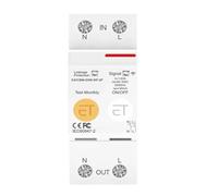 Disyuntor 1P 2P 63A interruptor medidor de energía temporizador relé voltaje protector de corriente control remoto