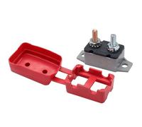 Disyuntor 20A 30A 40A 50A 12V DC Disyuntor Cubierta Fusible Automático Restablecimiento Disyuntor for Coche Barco 1 Unids (Tamaño: 25A)(5A)