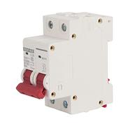 Disyuntor 2P, Montaje en Carril DIN 16A CC 1000V Disyuntores, Centros de Carga y Fusibles Bajo Voltaje Capacidad de Ruptura 6000A