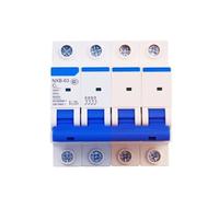 Disyuntor 4P, protección de disyuntor pequeño, interruptor nxb dz47, apertura principal(NXB-63-4P-50A)