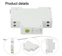 Disyuntor 63A con medición de energía, protección contra fugas y voltaje, mando a distancia WiFi para sistema compatible, color blanco