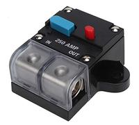 Disyuntor, 80A-300A Disyuntor de Audio Reiniciable para Automóvil Fusible de Recuperación Automática Botón de Reinicio Manual(250A)