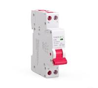 disyuntor actual residual 1P+N de 230V RCBO con la protección del viaje de la curva C, de la fuga y del cortocircuito para los sistemas eléctricos obedientes con IEC 61009 1(40A)