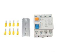 Disyuntor actual residual de 4 pines 63A 30mA, protección eléctrica confiable para el equipo moderno en entornos desafiantes