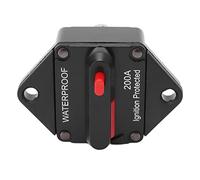 Disyuntor Aleación ABS DC 32V Disyuntor con Interruptor Manual R para Automóvil Marina Barco Camión Autobús RV ATV Varios Aparatos Eléctricos y Término de Resistencia a Bajas