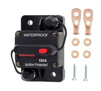 Disyuntor audio del tenedor del fusible del interruptor de alimentación del restablecimiento manual 12-48V con el protector de sistema de inversor para coches y barcos (120A)