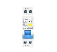 Disyuntor automático diferencial de corriente Residual 1P+N, protección contra fugas de corriente, 18MM, 230V, 50/60Hz
