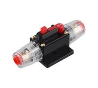 Disyuntor automático en línea con lengüetas de alambre, tubo termorretráctil para aplicaciones de 12 V 24 V CC, incluyendo circuitos de alimentación auxiliar en vehículos y embarcaciones (40 A)