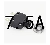 Disyuntor con interruptor térmico y pulsador de protección contra sobrecargas 3 A, 4 A, 5 A, 6 A, 7 A, A, 8 A, 10 A, 15 A, 18 A, 20 A, 25 A 30 A cubierta impermeable(7point5)