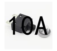 Disyuntor con interruptor térmico y pulsador de protección contra sobrecargas 3 A, 4 A, 5 A, 6 A, 7 A, A, 8 A, 10 A, 15 A, 18 A, 20 A, 25 A 30 A cubierta impermeable(10a)