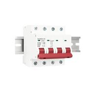 Disyuntor DC 1000V 1P 2P 3P 4P, interruptor de protección contra sobrecarga 6A ~ 63A/80A 100A 125A M CB for sistema fotovoltaico(4P,80A)