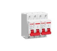 Disyuntor DC 12V 24V 48V 60V 110V interruptor de protección batería cortocircuito positivo y negativo 2P 10A 20A 50A 100A 125A 150A(2P-2P,6A)