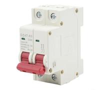 Disyuntor DC 2 Polo 500v Solar Pv Sistema Tipo C Mcb Con Nylon Retardante De Llama Caso Para Protección De Sobrecarga Y Cortocircuito En Paneles De Alimentación Comerciales 10 Amp(2P 63A)