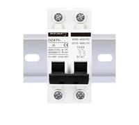 Disyuntor DC/AC 400V 15A 30A 40A 60A interruptor de aire de 2 polos 100A 120A for el hogar de la batería solar(2P-20A)