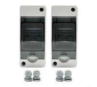 Disyuntor DC Fotovoltaico Protección Sobrecarga 500V | Protección sobretensión, aislador manual, tapa transparente, 500V DC, uso exterior e interior
