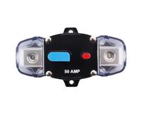 Disyuntor de 50 A, 60 A, 80 A, 100 A, 150 A, 200 A, 250 A, 300 A, 12-48 V CC, fusible reiniciable for audio de coche y camión con protección de energía.(50A)