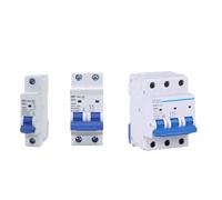Disyuntor de alta capacidad de corte 10KA 10000A NB1-63H 10A 16A 20A 25A 40A 63A MCB Interruptor de aire NB1 1 pieza(4P,1A)