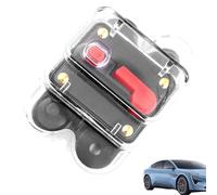 Disyuntor de audio para automóviles, disyuntor DC | Disyuntores de fusibles de audio para automóvil de 12-48 V,Botón de reinicio manual, protección automotriz impermeable contra sobrecorriente