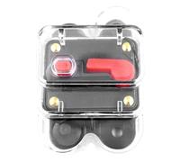 Disyuntor de audio para coche, disyuntor DC,Interruptor de fusible de audio para coche de 12-48 V, protector de sobrecarga - Botón de reinicio manual, protección automotriz resistente al agua
