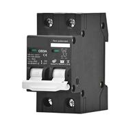 Disyuntor de bajo voltaje DC100V, 150V, 200V, 250V, CA, CC, 2P, curva C, 16A, 20A, 25A, 32A, 40A, 50A, 63A, Protector de batería de Panel Solar