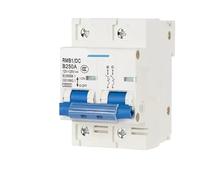 Disyuntor de batería RMB1/DC DC 12V-125V, 1P/2P 63A-250A Protector sobrecorriente reinicio manual, interruptor desconexión montaje en riel DIN para inversor solar fotovoltaico RV Marine(1P,150A)