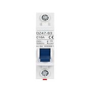 Disyuntor de CA DZ47 6A 10A 16A 20A 25A 32A 40A 50A 63A 220V sobrecarga de circuito, desconexión, protección contra cortocircuitos(1P,32A)