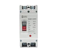 Disyuntor de caja moldeada Solar 2P DC 500V, Protector interruptor protección sobrecarga MCCB for energía fotovoltaica PV 100A 125A(80a)