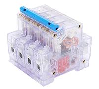 Disyuntor de carcasa transparente, DZ47-63 4p6~63a en forma D Plástico for protección contra cortocircuitos for sobrecarga circuito