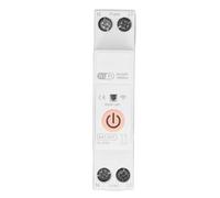 Disyuntor de carril Din, interruptor de control remoto WiFi inteligente Disyuntor de doble polo para electrodomésticos AC 90300V 2P con protección contra sobrecarga (mi hermano)