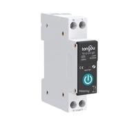 Disyuntor de Carril Din Zigbee 25A - Interruptor Inteligente Con Medidor de Energía, Control de Voz y Remoto, Función de Tiempo - Compatible Con TUYA App y Smart Life