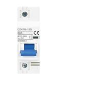 Disyuntor de CC DC12V, 24V, 48V, 36V, 72V MCB for protector solar fotovoltaico de batería DZ47B, 16A, 40A, 125A, interruptor positivo y negativo.(2P,DC 50A)
