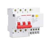 Disyuntor De CC En Miniatura, 3 Polos, 32 Amperios, 400 V, DZ47sLE, Aislador Para Sistema Fotovoltaico Solar Y Otros Sistemas De CC, Disparo Termomagnético, Montaje En Riel DIN, Interruptor De Descone