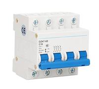 Disyuntor De CC En Miniatura, 4 Polos 16 A Amp 400 V DZ47-63 Aislador Para Sistema Fotovoltaico Solar Y Otro Sistema De CC, Viaje Magnético Térmico, Montaje En Riel DIN, Interruptor De Desconexión De