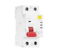 Disyuntor De Circuito Por Falla AFDD-63 2P, Carril DIN 230 V 50/60 Hz + Protección Contra Fugas, Curva Disparo Tipo C, Corriente Residual 30 MA, Capacidad Ruptura 6 KA(63A)