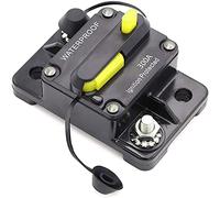 Disyuntor de coche de 30-300A AMP 12V-48V DC a prueba de agua de audio de coche interruptor en línea con fusible de reinicio manual inversor para motor coche barco marino (300A)