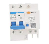 Disyuntor de corriente residual, 230V 63A 30mA DZ47LE-63 2P + N C63 Protección contra cortocircuito por sobrecarga de fuga Disyuntor de corriente residual