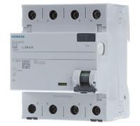 Disyuntor de corriente residual 25A, 4 polos, 30mA, 400V 5SV3342-6 | Siemens | 5SV3342-6 | Protección diferencial