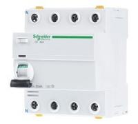 Disyuntor de corriente residual, 4 polos, 40A 30mA tipo A A9Z21440 | Schneider Electric | A9Z21440 | Protección diferencial