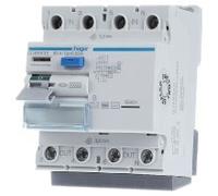 Disyuntor de corriente residual 4p 10kA63A30mA tipo B CDB663E | Hager | CDB663E | Protección diferencial